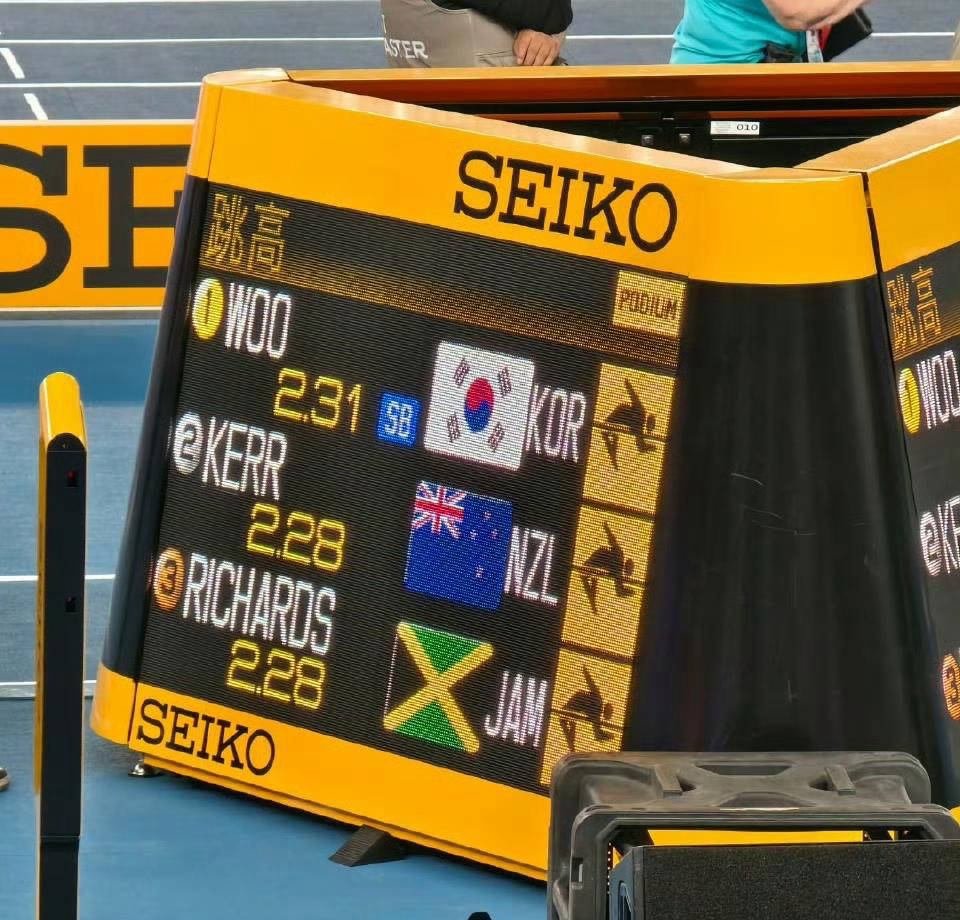 捷克共和国田径运动员夺得跳远银牌，表现亮眼